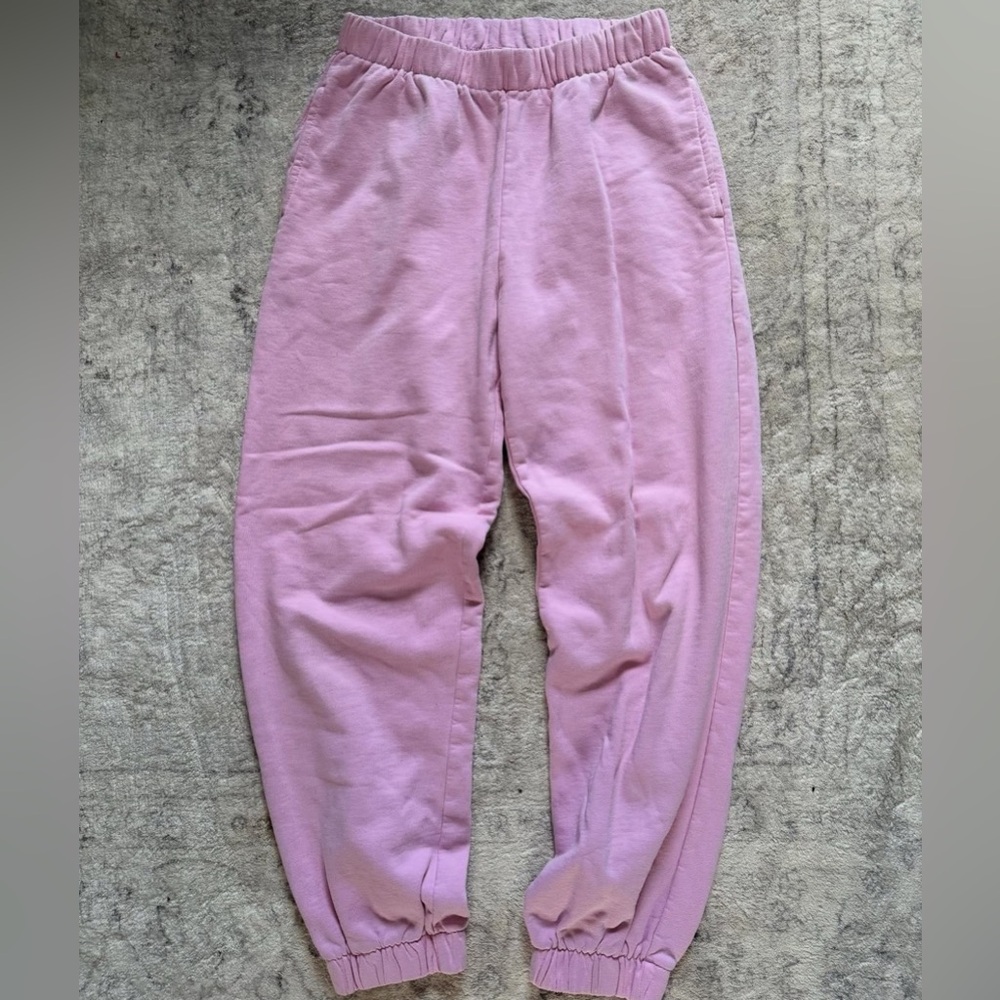 Brandy Melville Pink Jogger Sweatpants